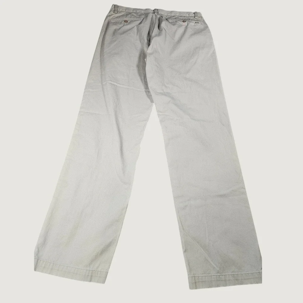 Polo Ralph Lauren Mens Khaki Chino Pants Straight Leg Cotton Twill Trousers Tan